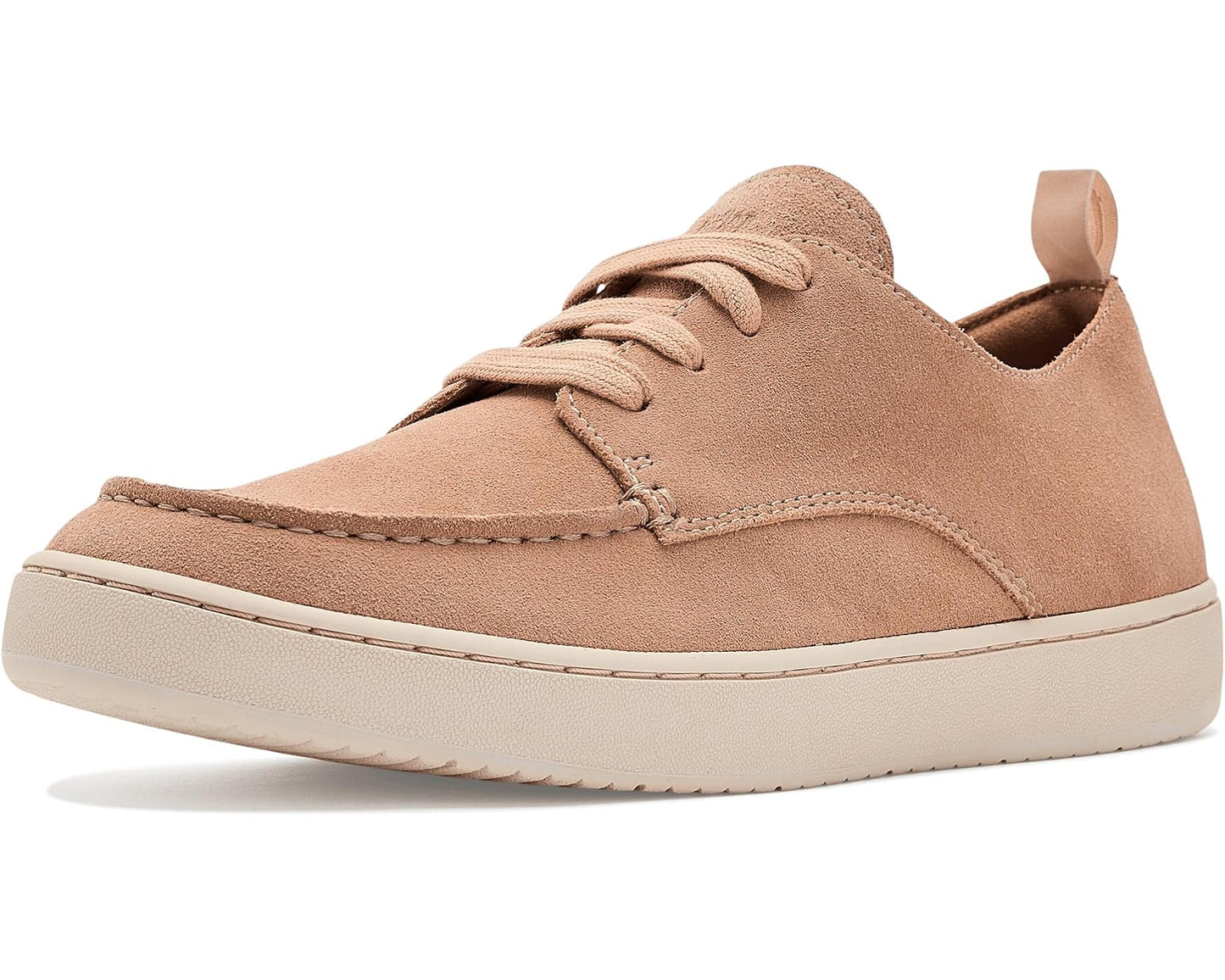 Men's FitFlop Craft-Q Suede Lace-Up Moc Derby Loafers Faded Sand