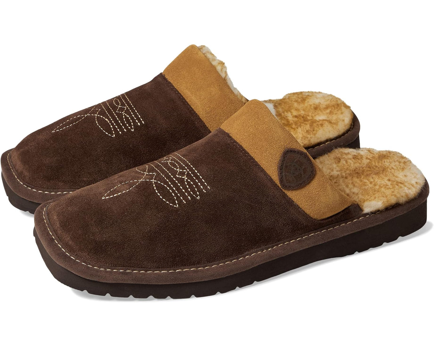 Men's Ariat Silversmith Square Toe Chocolate/Chestnut