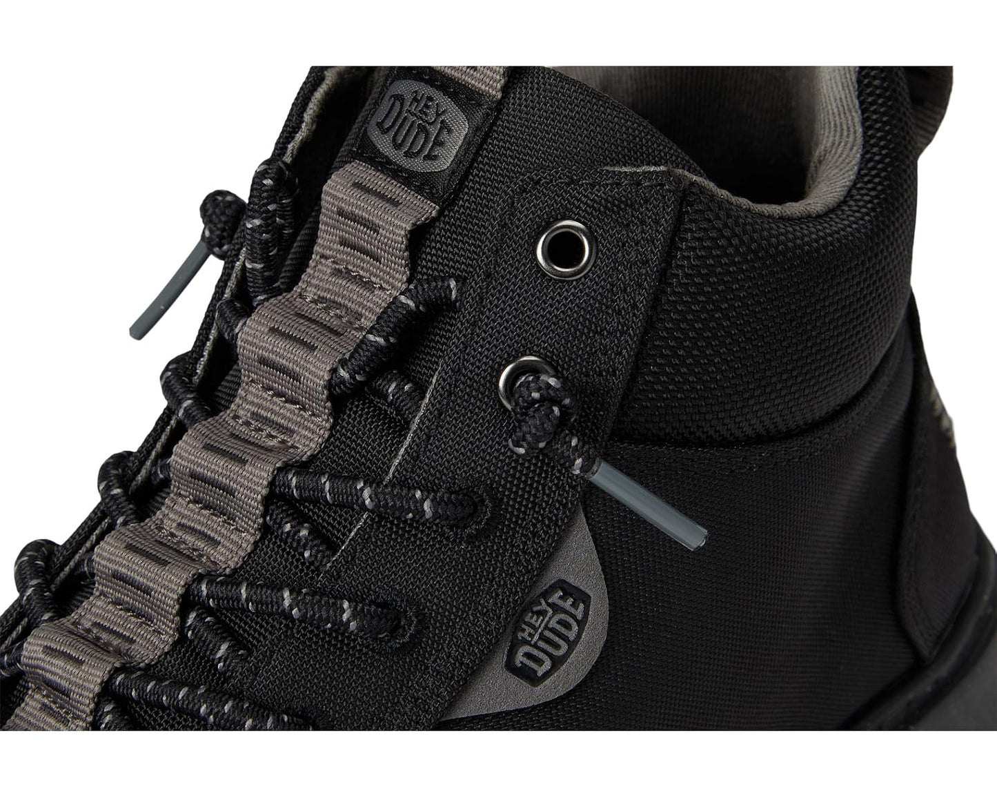 Men's Hey Dude Tahoe Nylon Black/Granite Grey