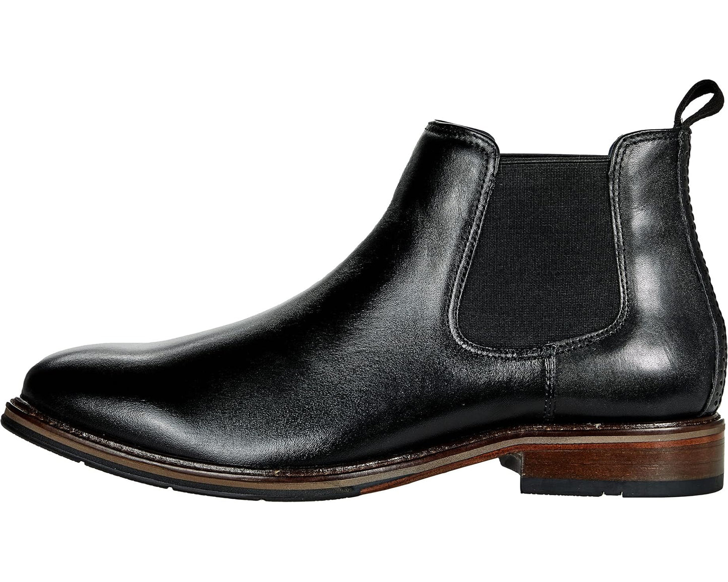 Men's Johnston & Murphy XC Flex Raleigh Chelsea Black Full Grain