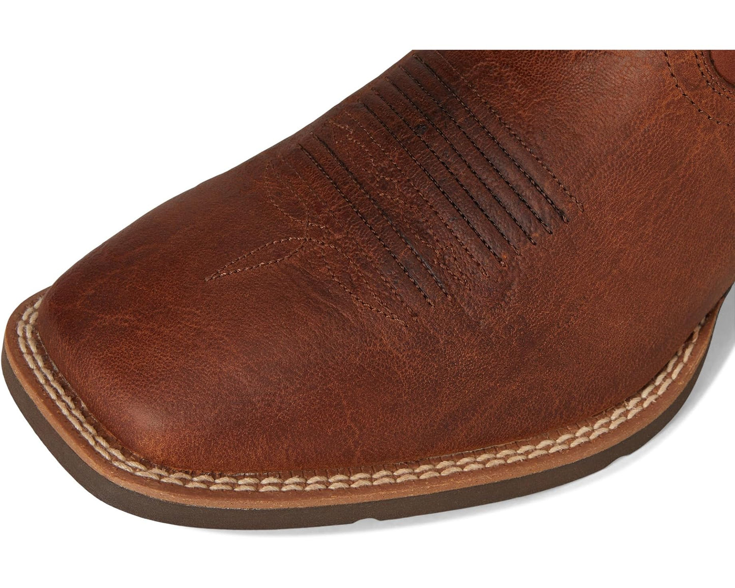 Men's Ariat Sport Rodeo Cowboy Boots Aged Tan Elephant Print