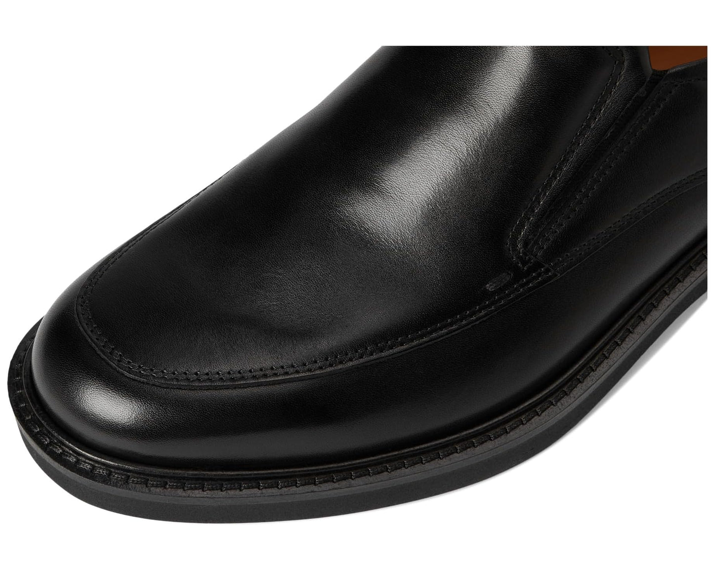 Men's ECCO London Apron Toe Slip-On Black
