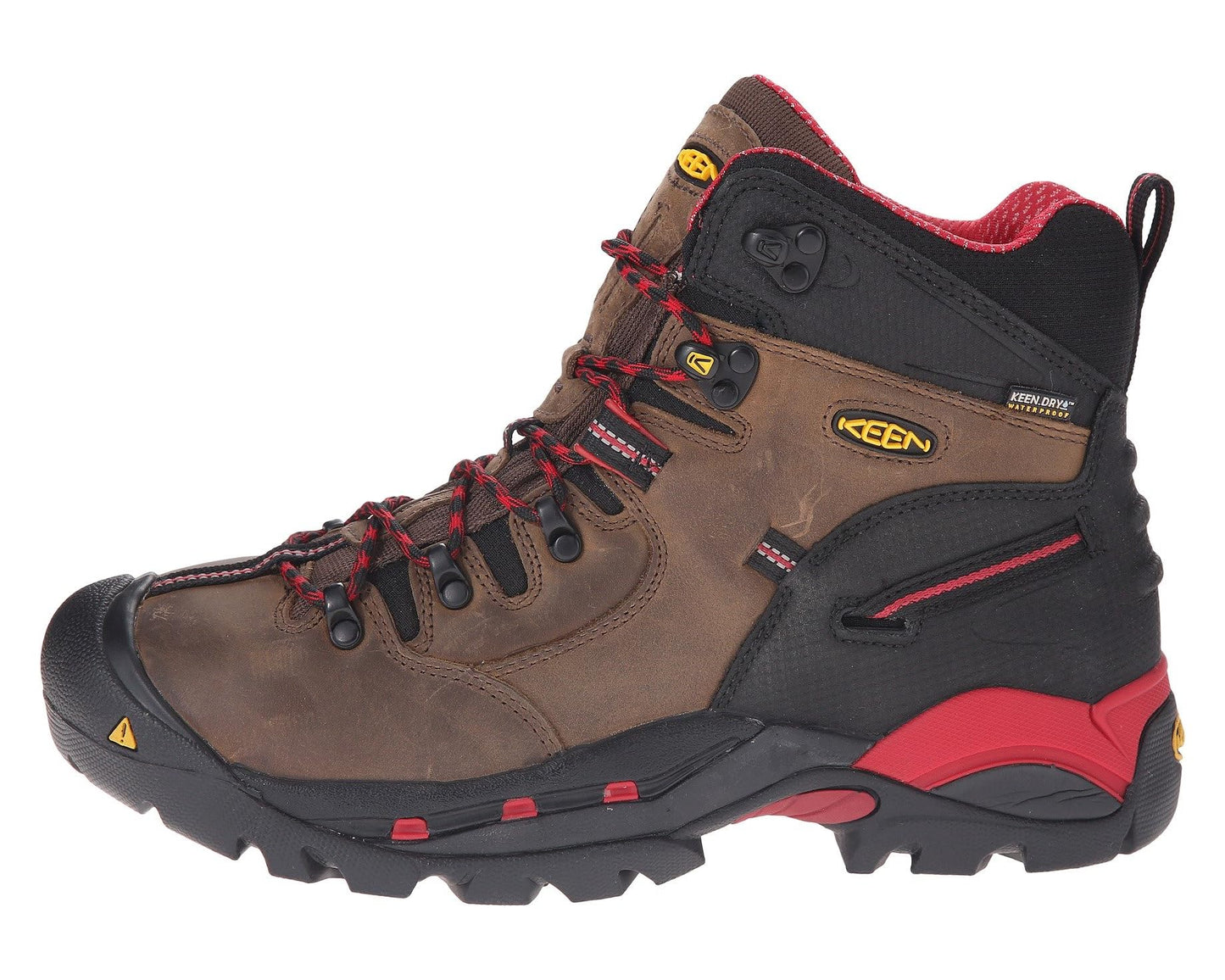 Men's KEEN Utility Pittsburgh (Steel Toe) Bison/Red
