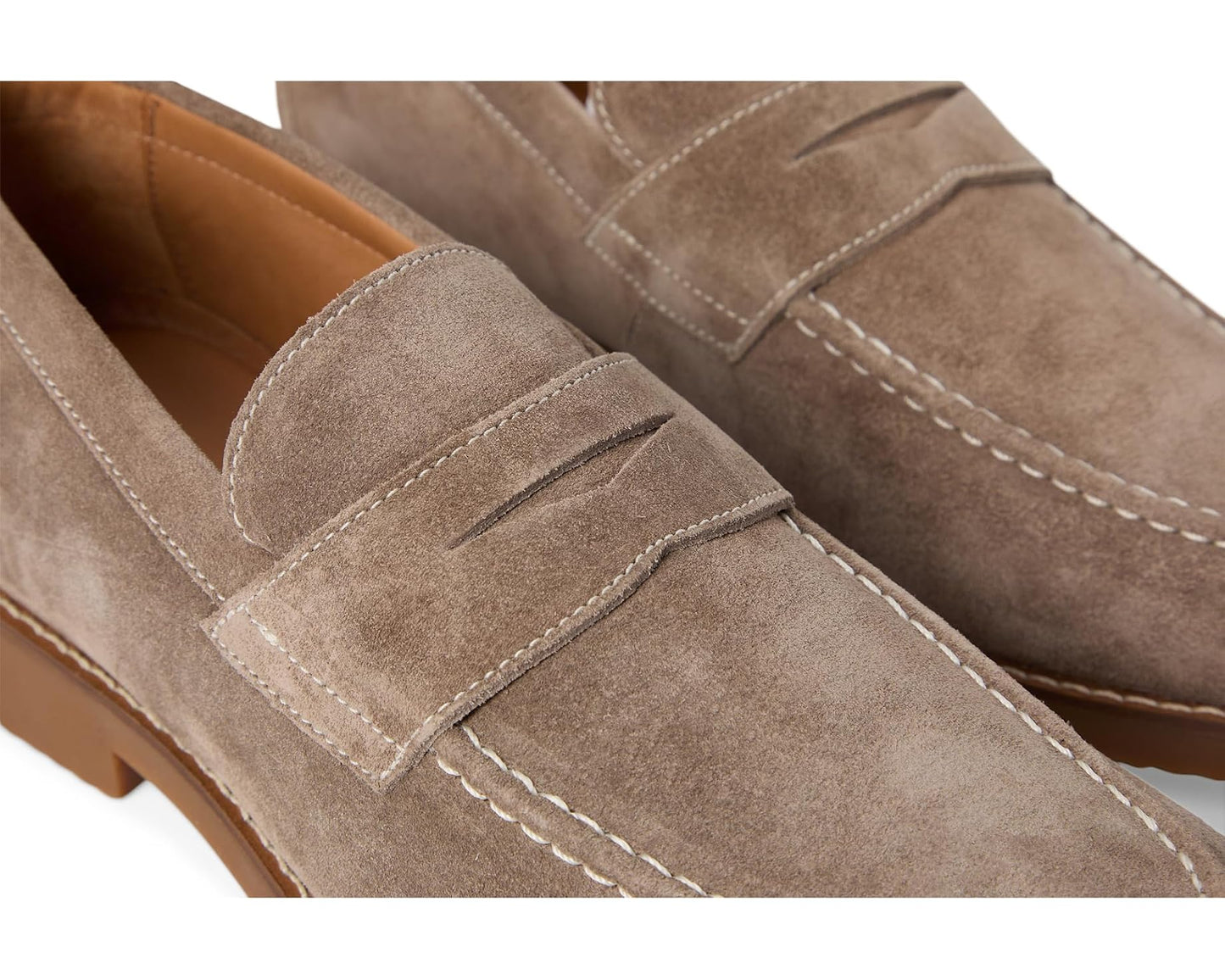 Men's johnnie-O J-Flex Penny Suede Stone
