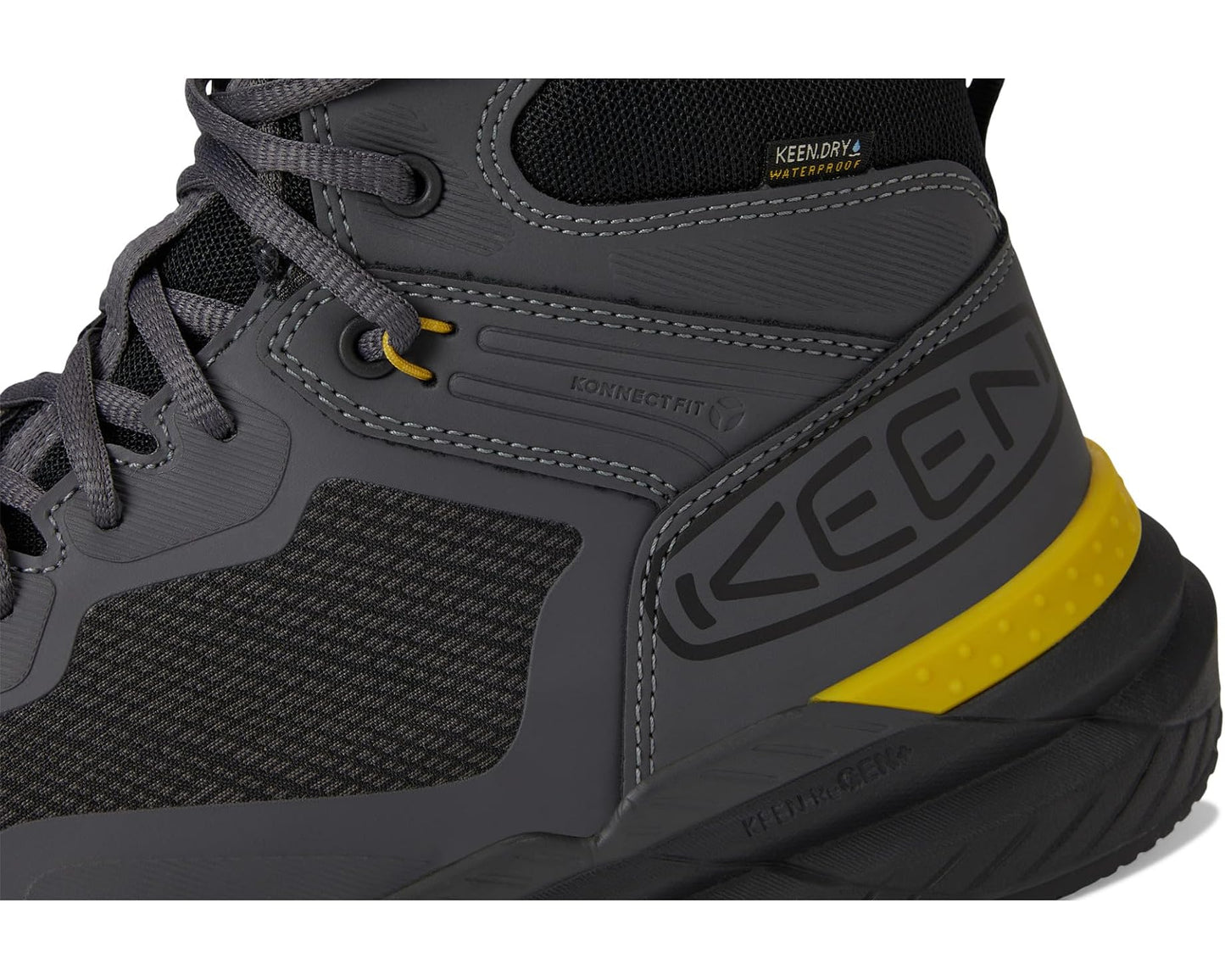 Men's KEEN Utility Synchro Waterproof Work Boot (Carbon-Fiber Toe) Magnet/Black