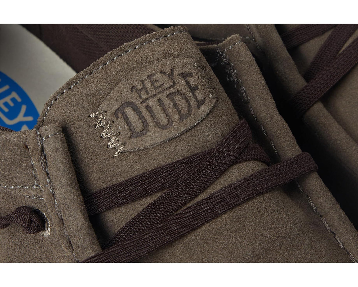 Men's Hey Dude Wally COMF Suede Major Brown/Mole Brown