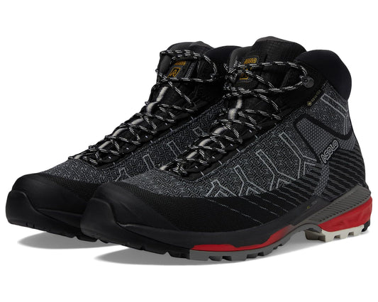 Men's Asolo Falcon Evo Jaquard GV MM Black/Red