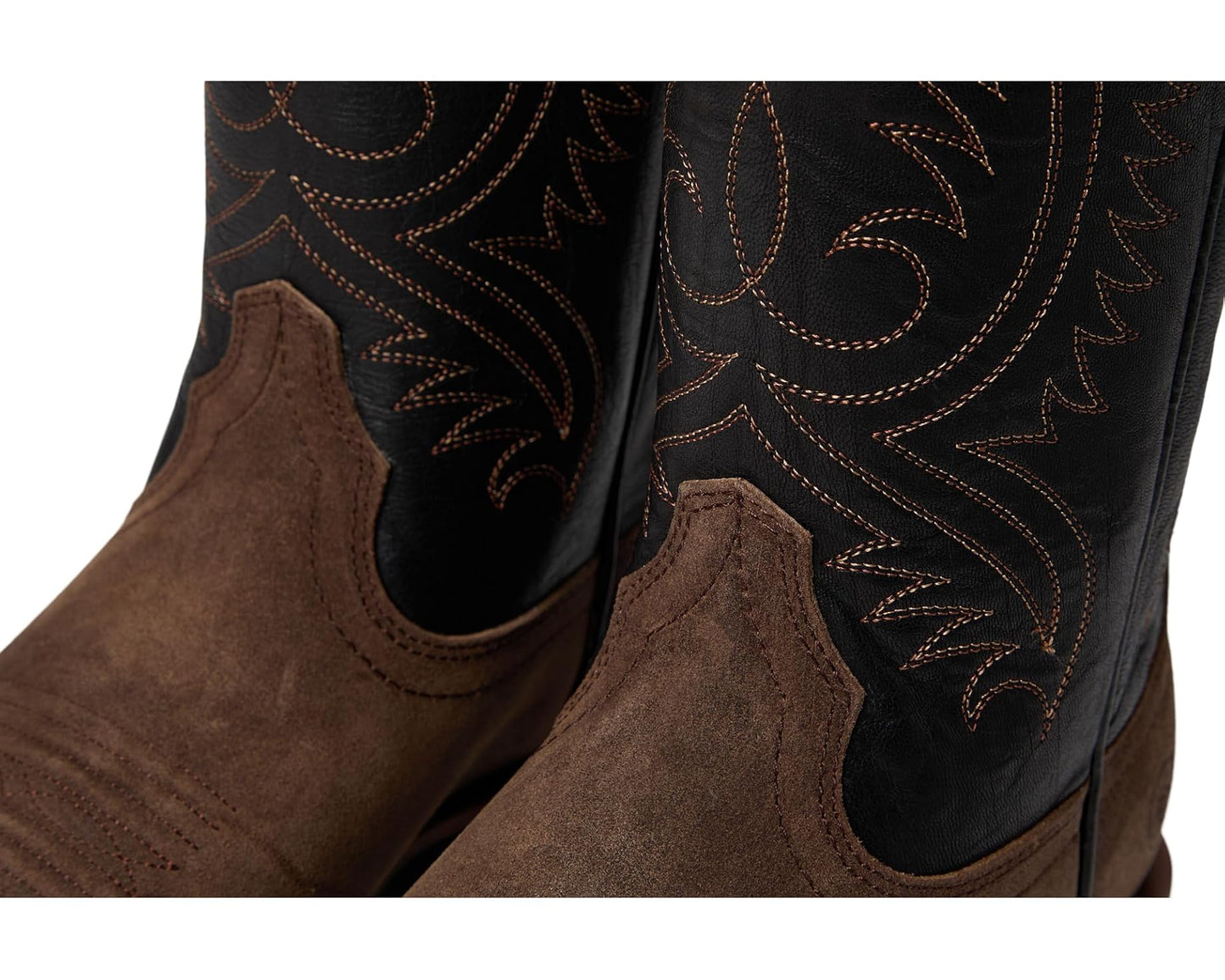 Men's Ariat Circuit Paxton Western Boots Ranch Brown Suede