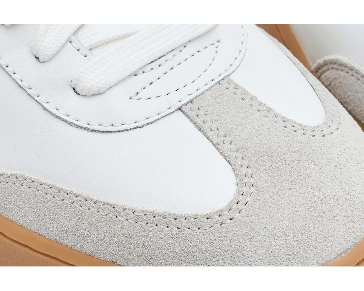 Men's FitFlop The Dash Ff T-Toe Leather Suede Trainers Urban White Mix