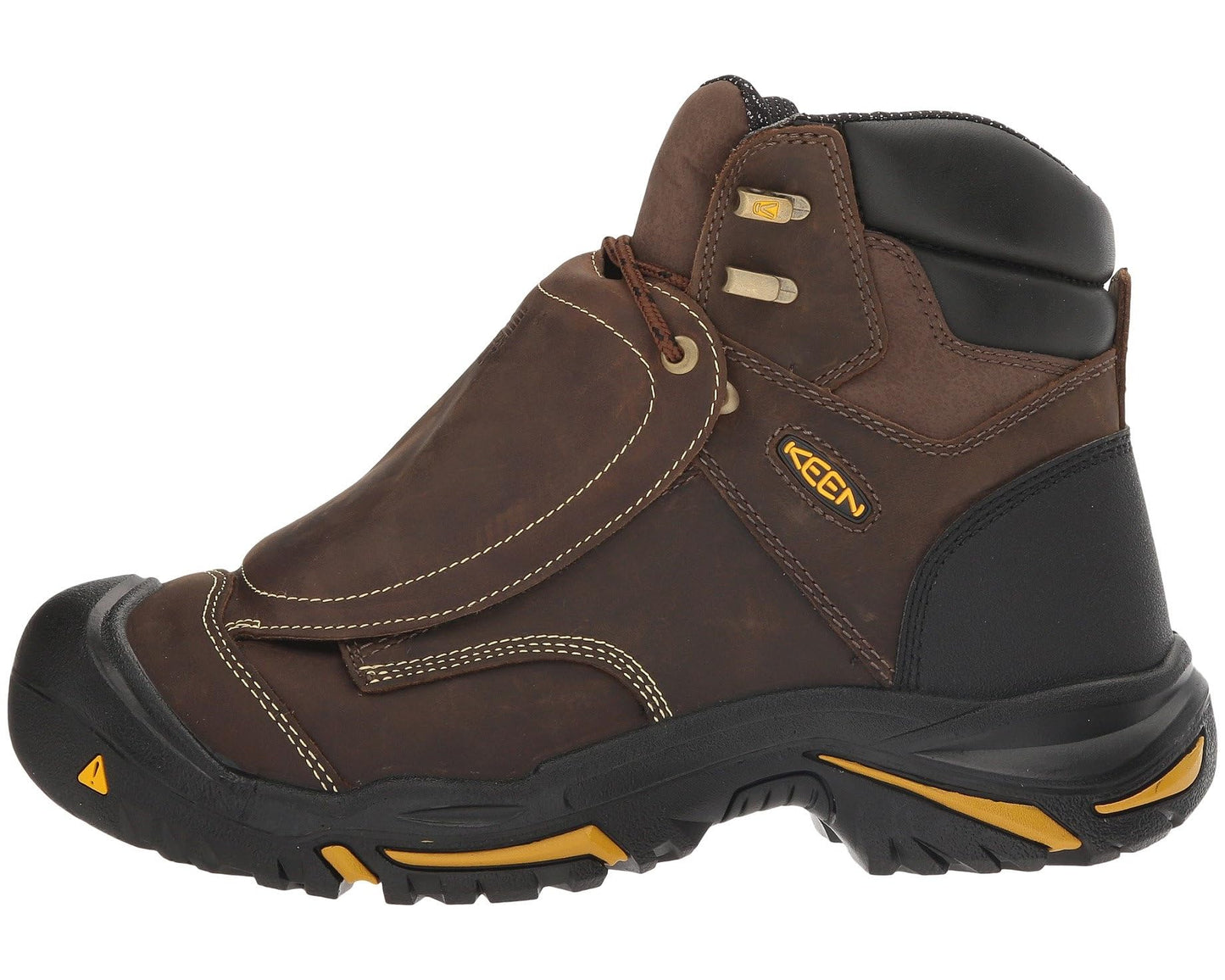 Men's KEEN Utility Mt. Vernon 6 External Met (Steel Toe) Cascade Brown/Tawney Olive
