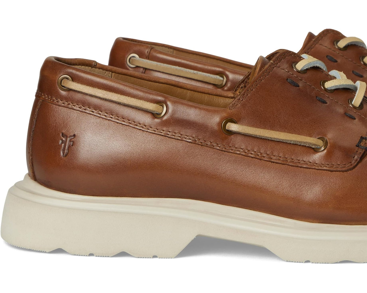 Men's Frye Connor Boat Shoes Caramel