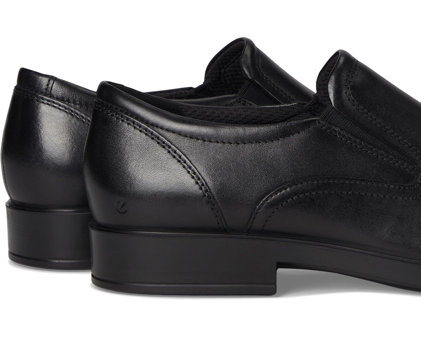 Men's ECCO Milan Plain Toe Slip On Loafers Black