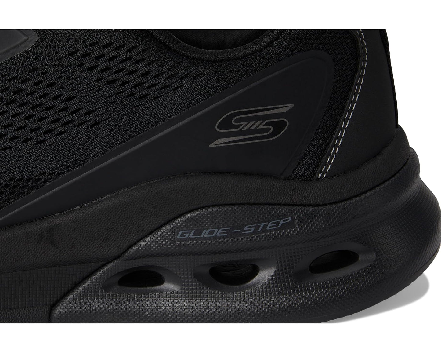 Men's BOBS from SKECHERS Bobs Glide Step Arc Waves 2.0 - Class Rank Black/Black