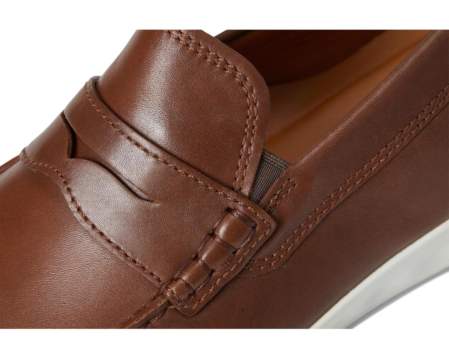 Men's ECCO S Lite Moc Penny Loafers Cognac