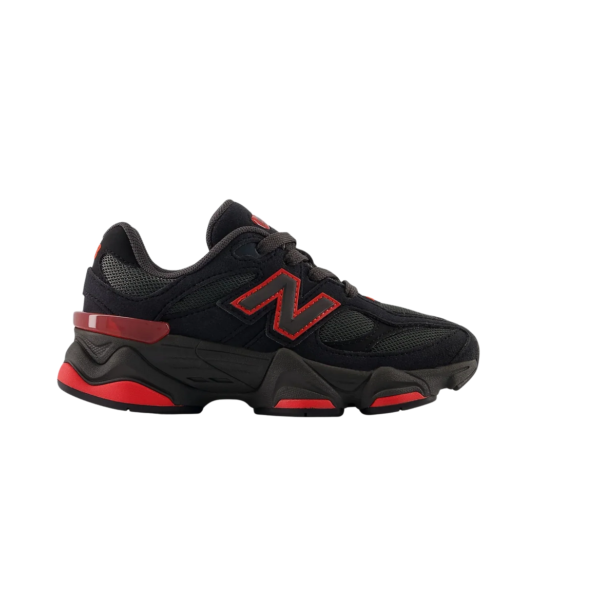 NEW BALANCE 9060 - BLACK CEMENT TRUE RED