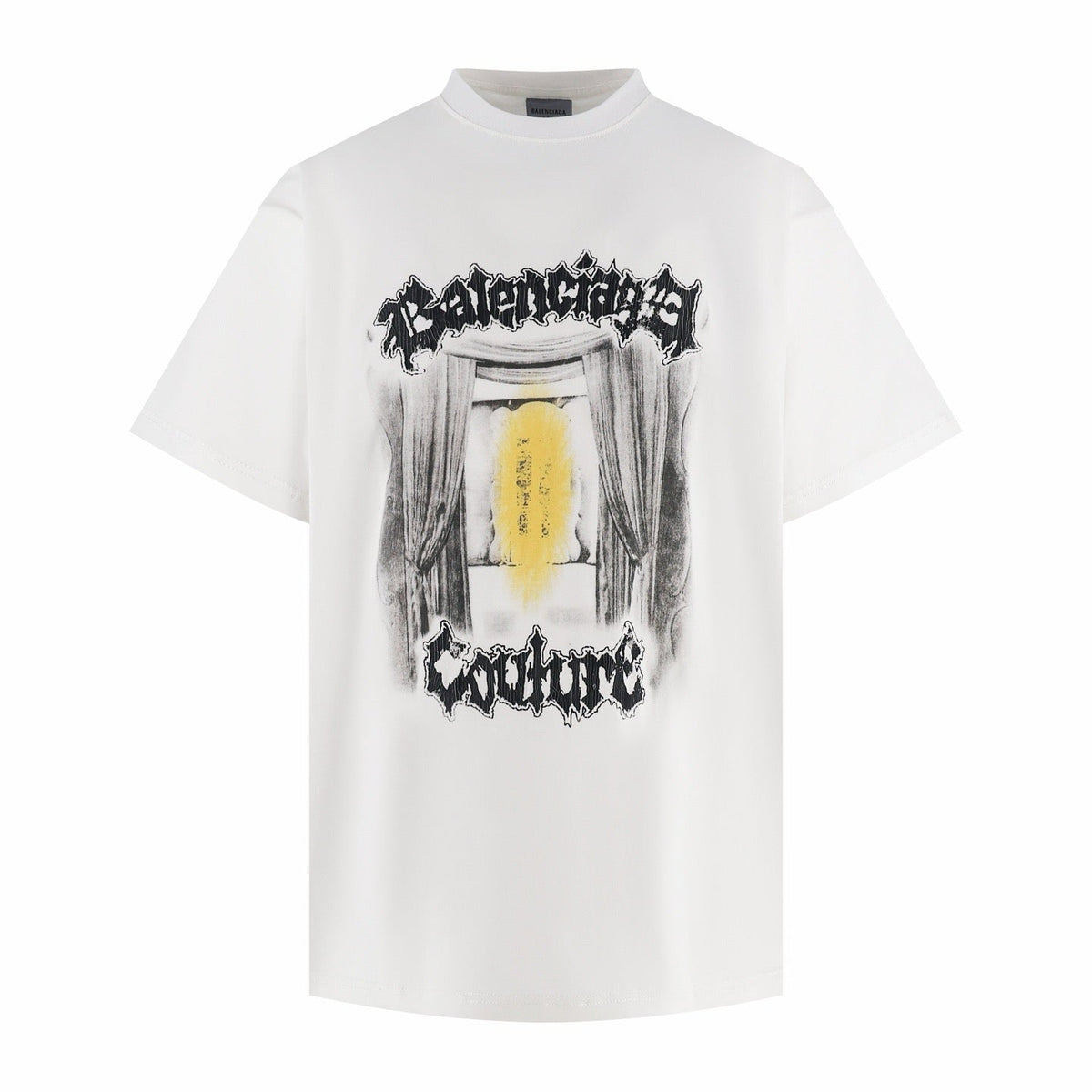 Balenciaga Couture Curtain Scene T-Shirt in White