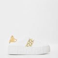 Versace Womens Logo Sneakers Platform Trainers