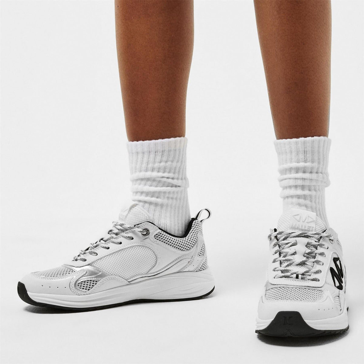 Mallet Womens Willow Low Top Trainers