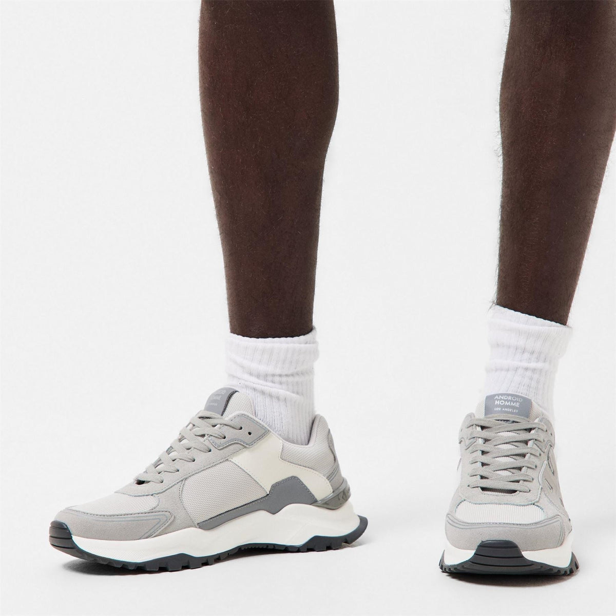 Android Homme Mens Multi Material Chunky Trainers