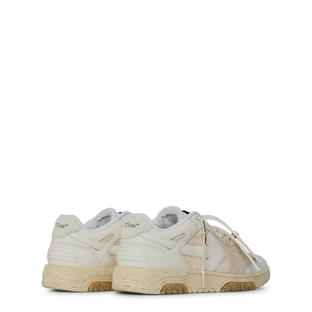 Off White Mens Slim Low Calfskin Leather Trainers
