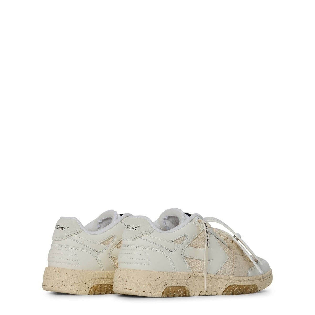 Off White Mens Slim Low Calfskin Leather Trainers