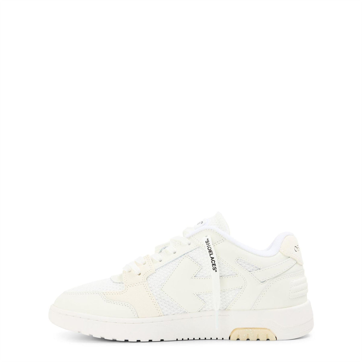 Off White Mens Slim Low Calfskin Leather Trainers