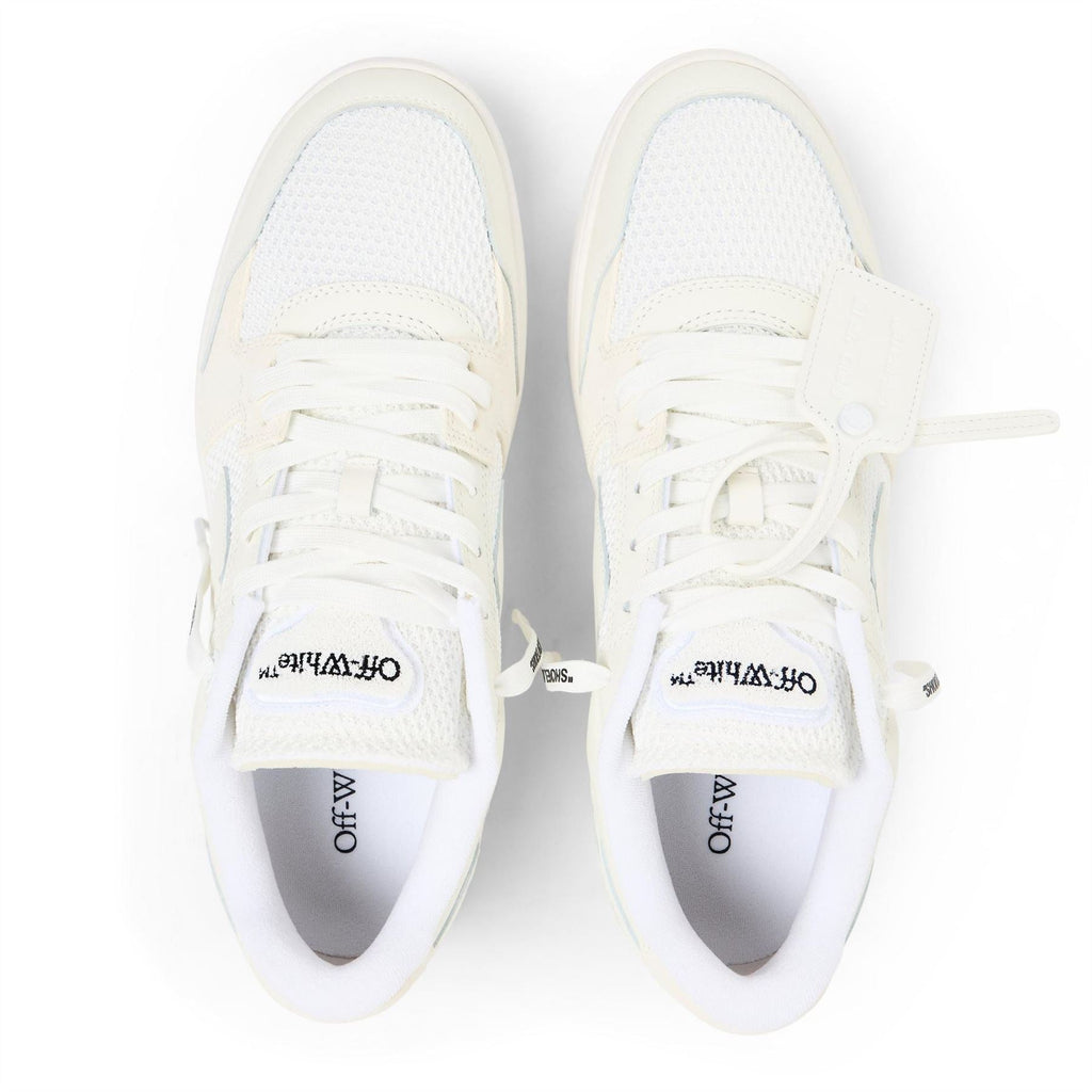 Off White Mens Slim Low Calfskin Leather Trainers
