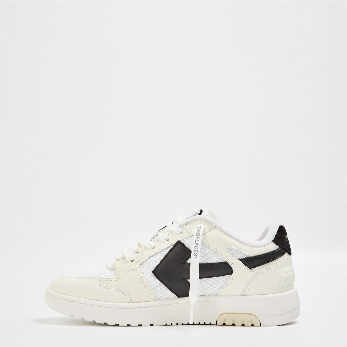 Off White Mens Slim Low Calfskin Leather Trainers