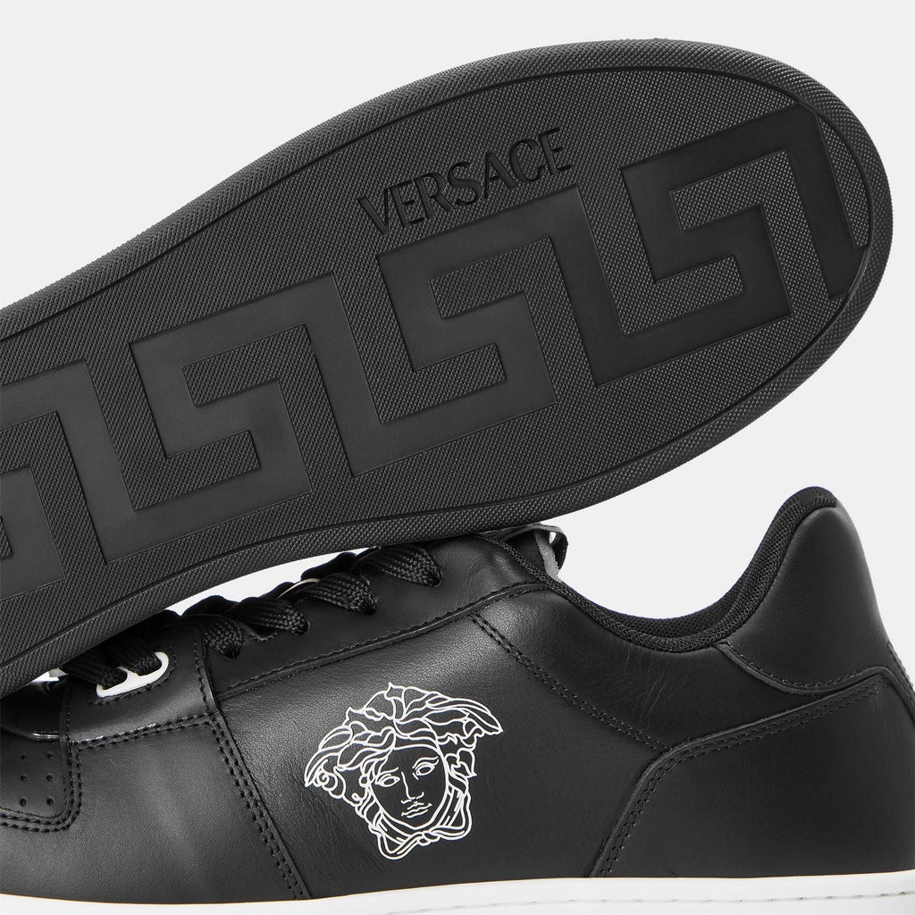 Versace Mens Medusa Sneak Low Top Trainers