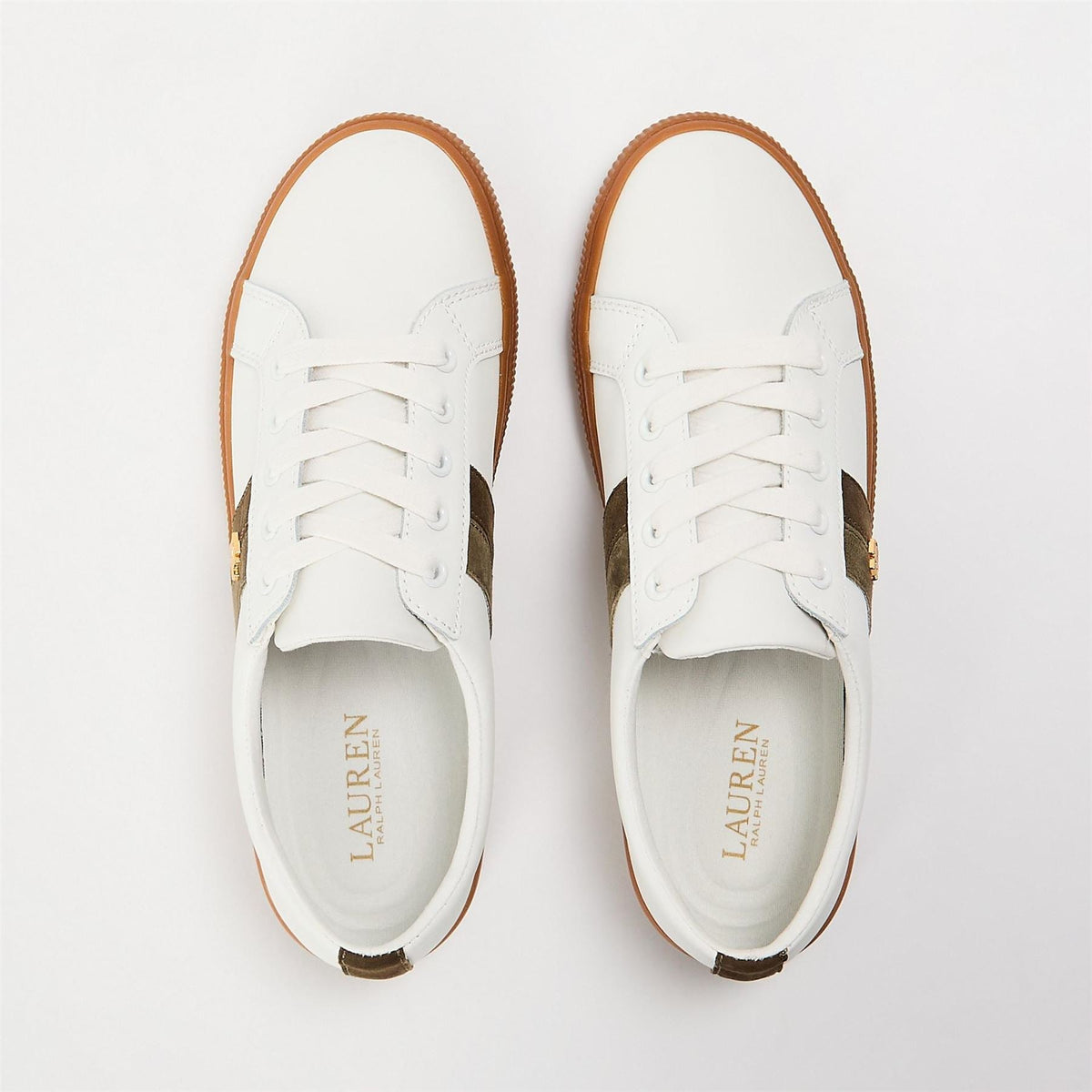 Lauren by Ralph Lauren Janson Leather Court Trainers